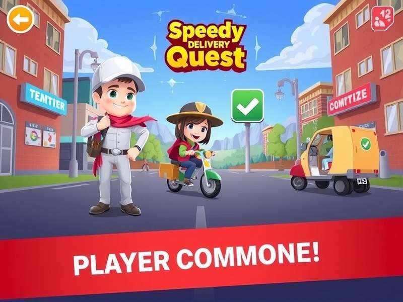 Speedy Delivery Quest Game Features Showcase